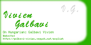 vivien galbavi business card